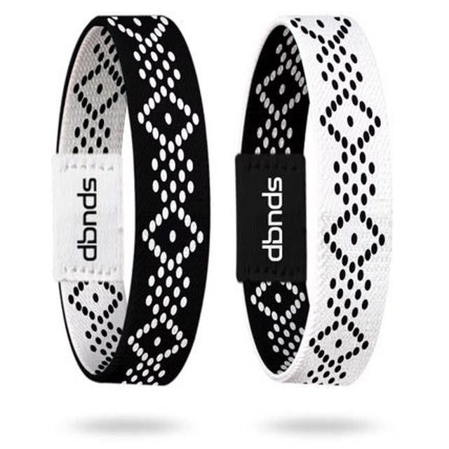 DeBands Founder Edition wristband, black and white